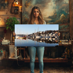 100x50cm panoramic photo on canvas