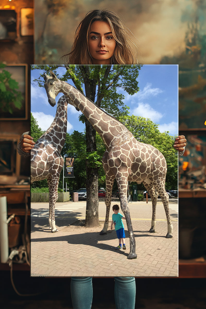 70x100cm Large Canvas Print