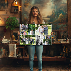 9 Image Canvas Collage • Landscape