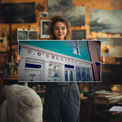 80x40cm panoramic photo on canvas print