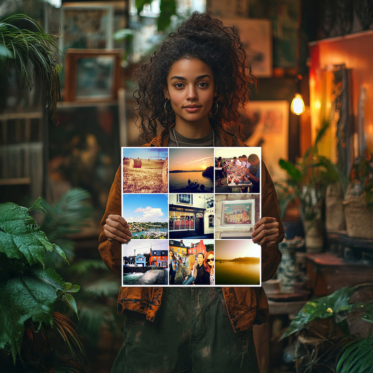 Photo Grid Canvas Collage Ireland
