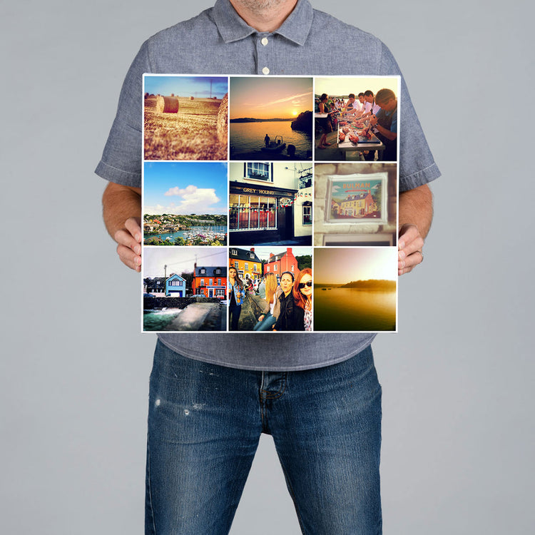 Photo Grid Canvas Collage Ireland