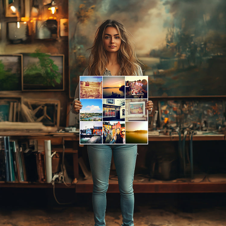 Photo Grid Canvas Collage Ireland