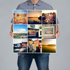 Photo Grid Canvas Collage Ireland