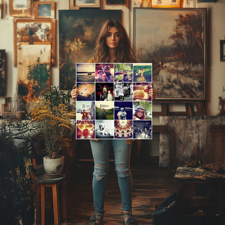 Photo Grid Canvas Collage Ireland