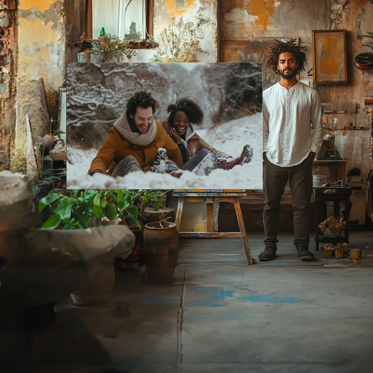 Christmas Canvas Photo Gift