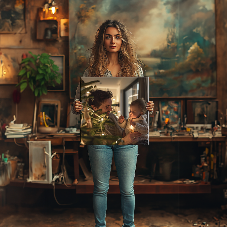 Christmas Canvas Print Square