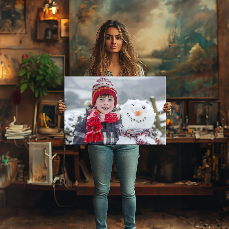 Christmas Canvas Photo Gift
