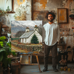 Christmas Canvas Print Square