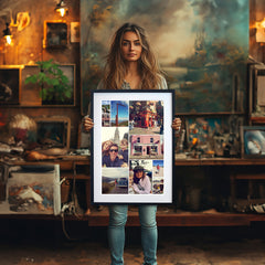 Bespoke Collage Framed Print • Portrait