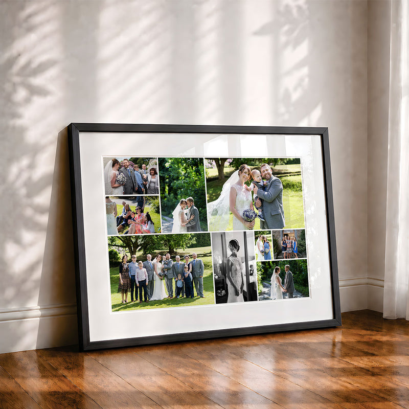 Black Framed Collage Print Ireland