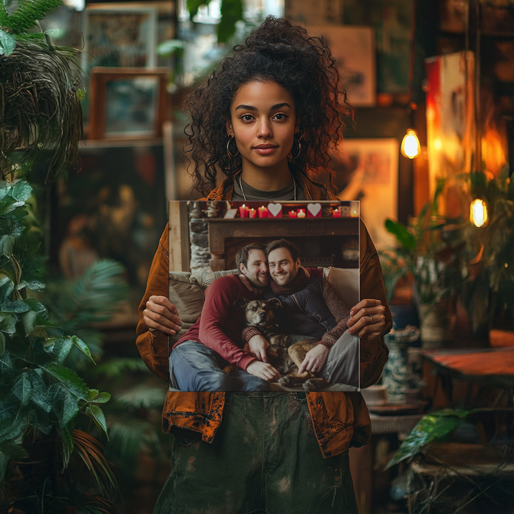 Valentine's Day Canvas Print Gift