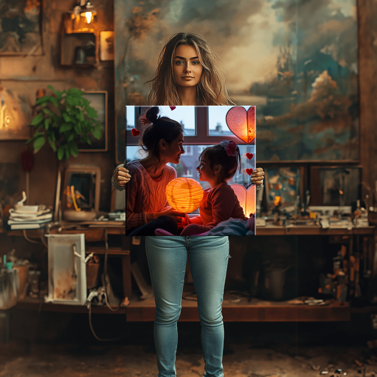 Valentine's Day Canvas Print Gift