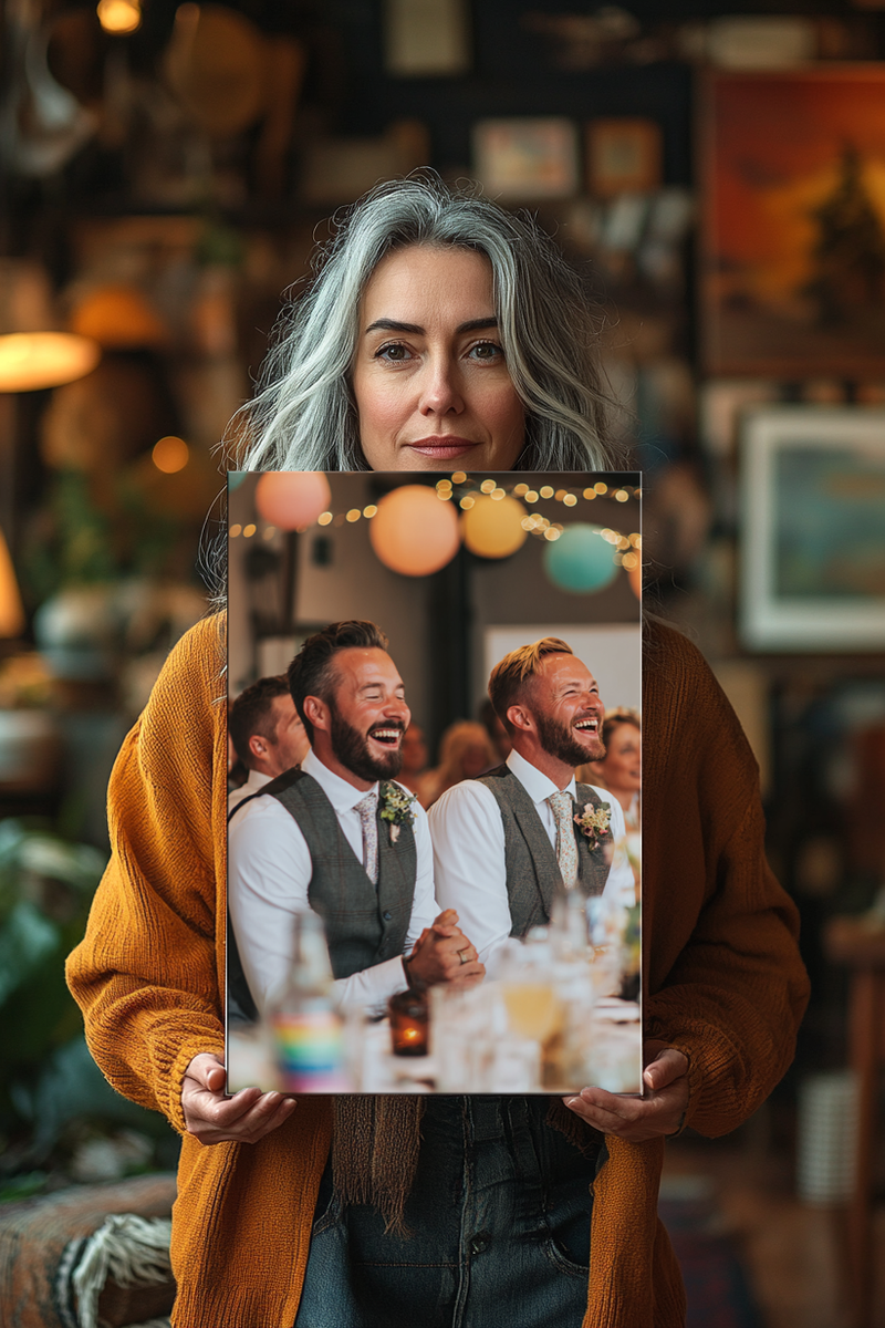 Wedding Photos on Canvas