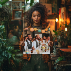 Wedding Photos on Canvas